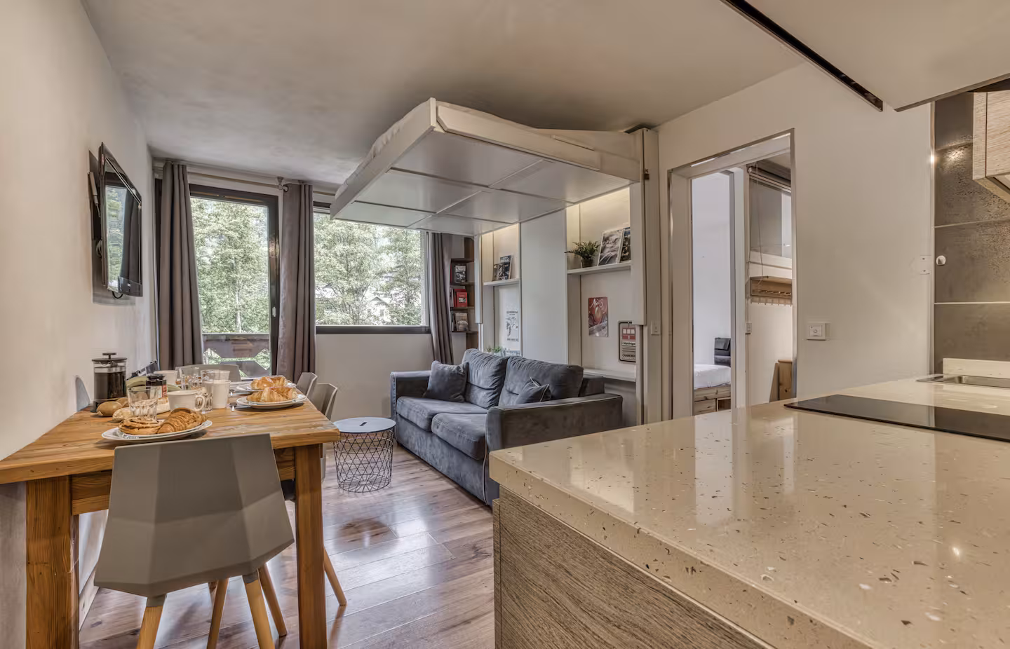 Appartement Chamonix centre avec vue sur Mont-Blanc - Aiguille du Grépon